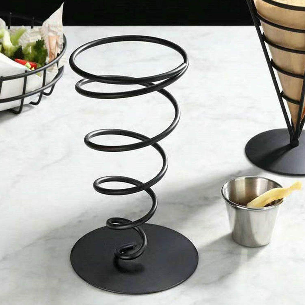 Cone Shaped Basket Stand Thick - Snacks Food Stall avis et prix