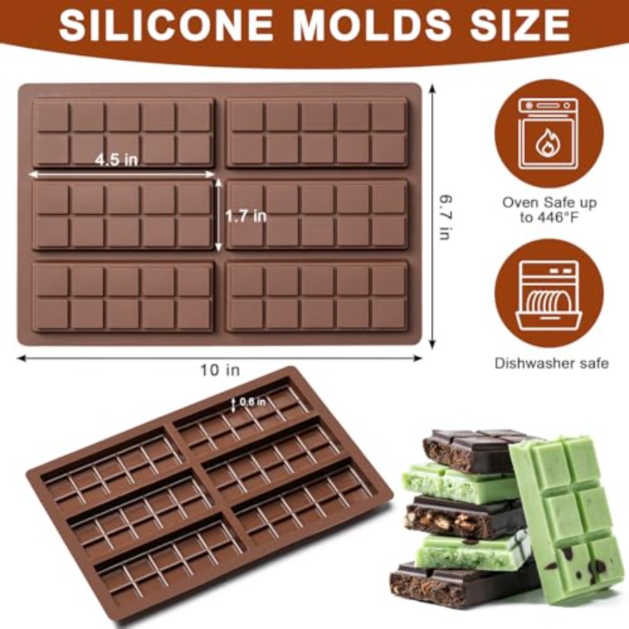 Chocolate Bar Mold Non-Stick C - Food Snacks Candy avis et prix