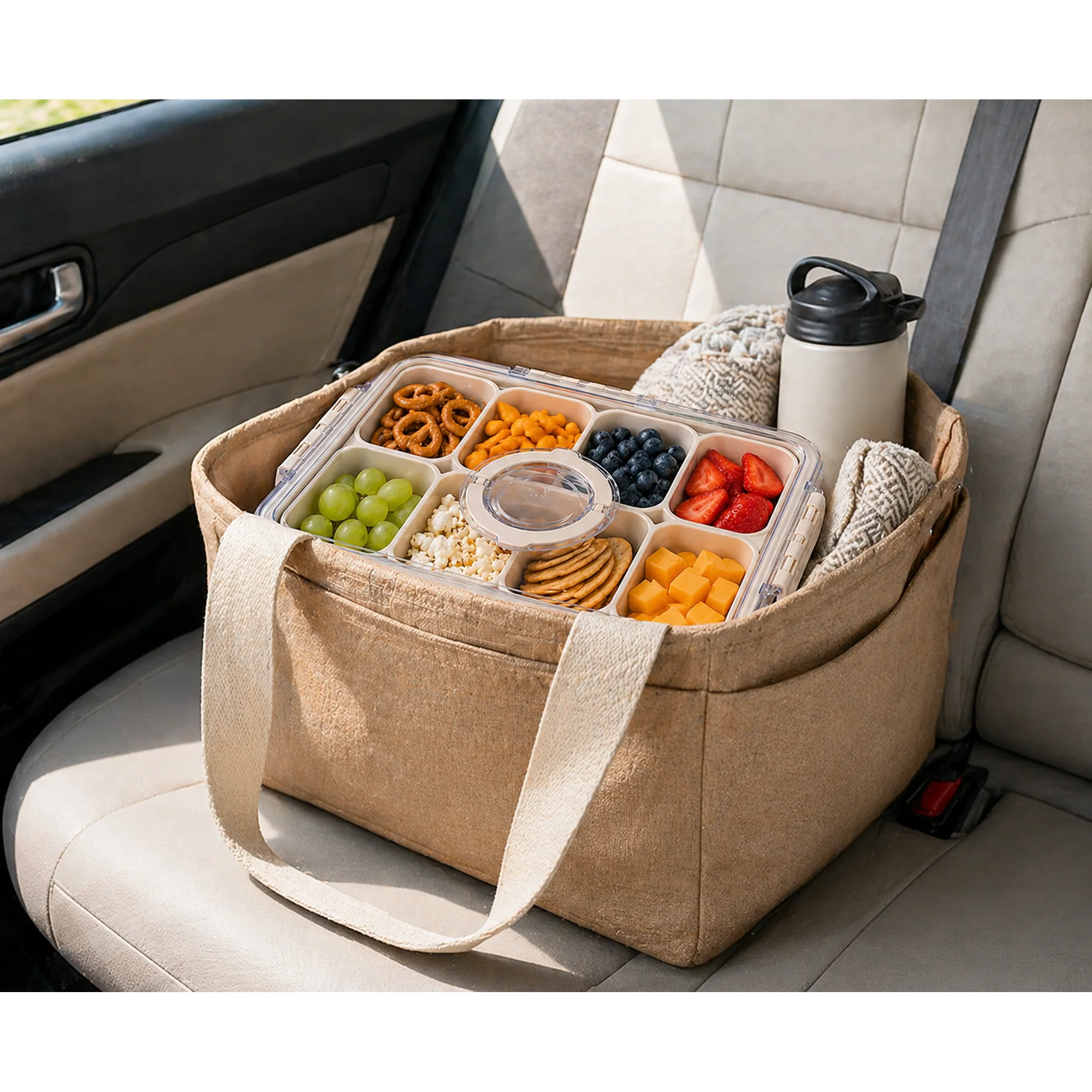 8-Compartment Snack Box Food S - Food Snacks For School avis et prix