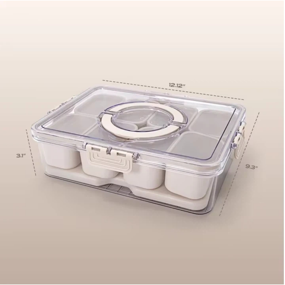 8-Compartment Snack Box Food S - Food Snacks For School avis et prix