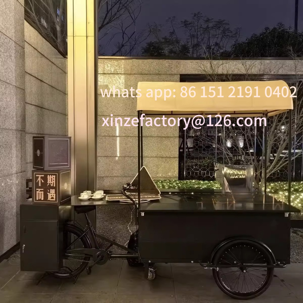 Customizable Mobile Snack Cart - Food Snacks With Iron avis et prix