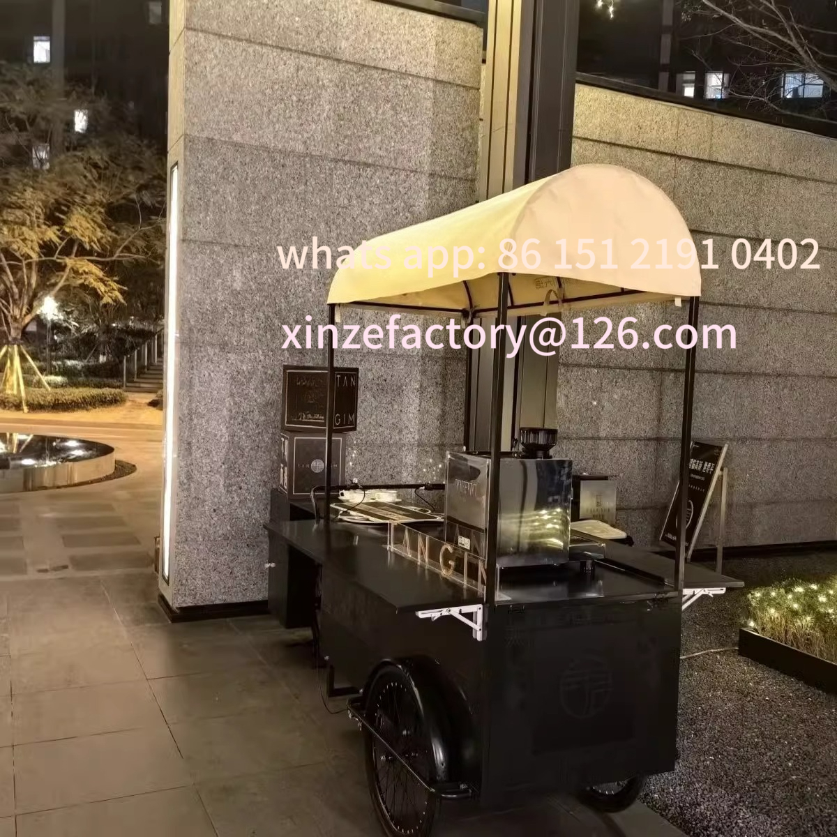 Customizable Mobile Snack Cart - Food Snacks With Iron avis et prix