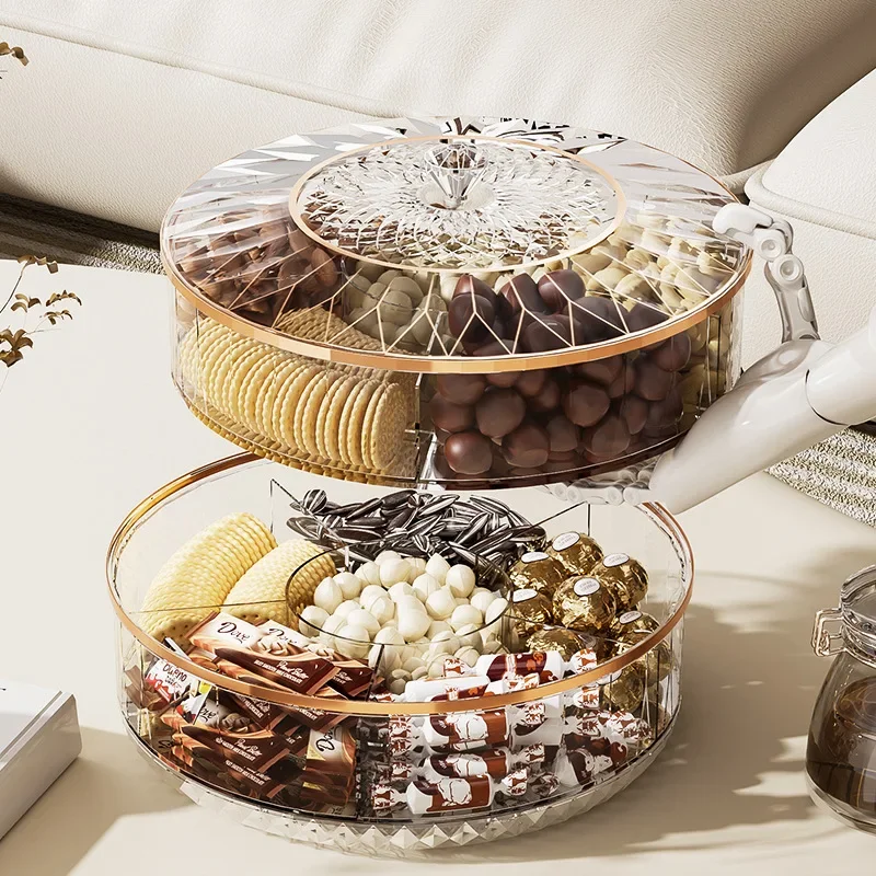 Rotatable Snack Storage Box Fr - Food Platter Snacks avis et prix