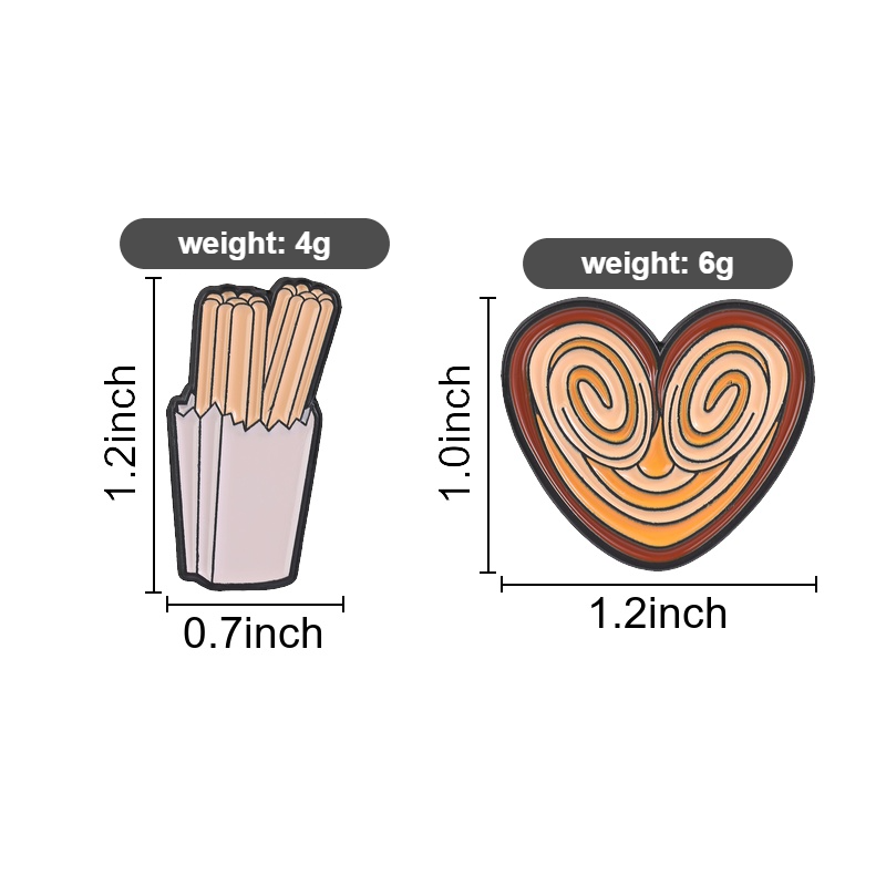 Funny Snack Enamel Pin, Churro - Zinc Food Snacks avis et prix
