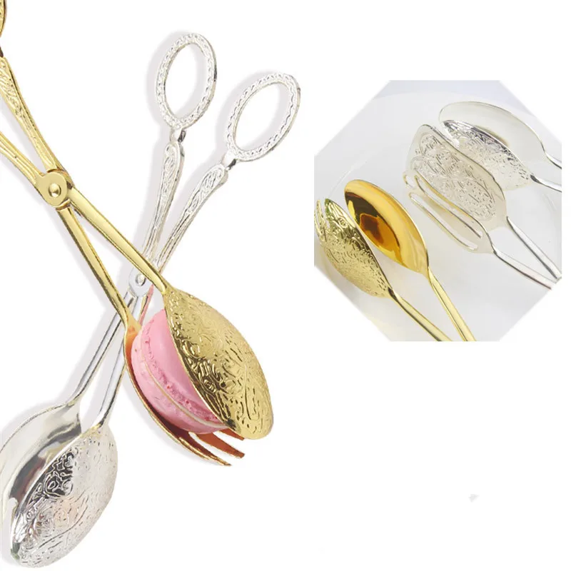 Retro European-style Cake Tong - Zinc Food Snacks avis et prix