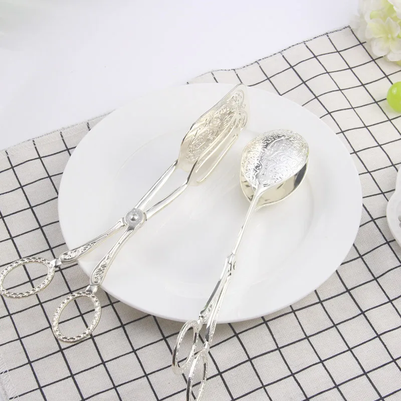 Retro European-style Cake Tong - Zinc Food Snacks avis et prix