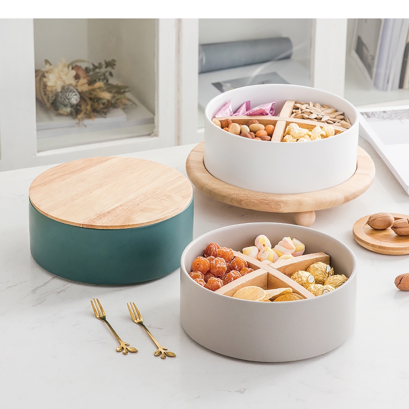 Ceramic Dried Fruit Box Nordic - Food Snacks Candy avis et prix