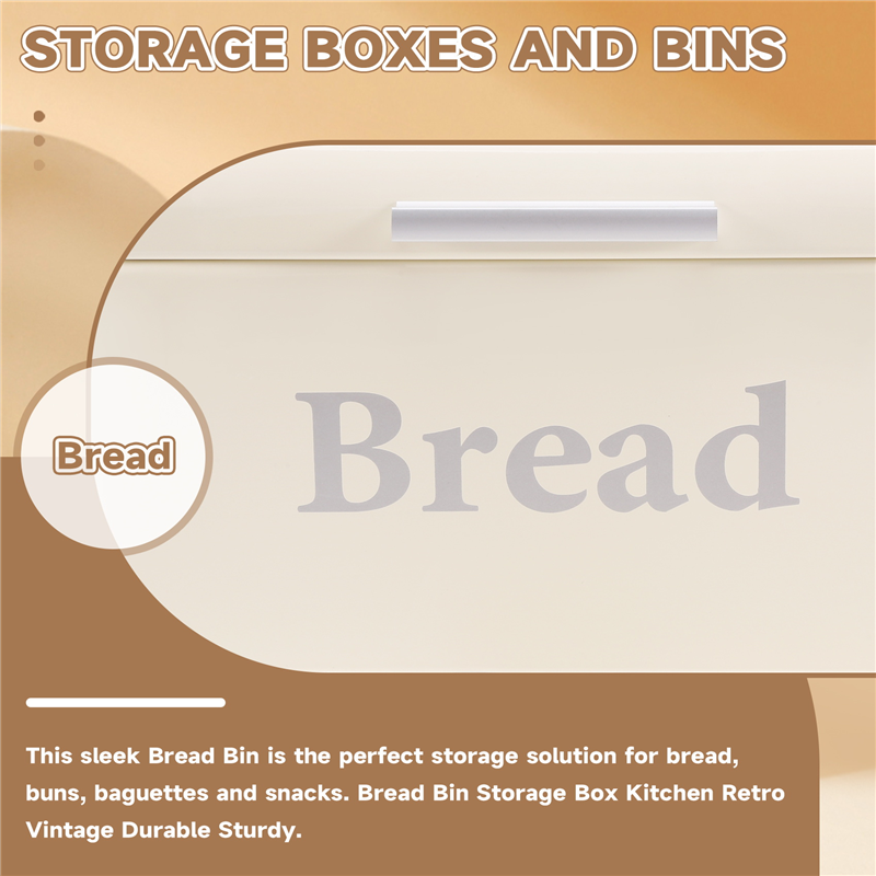 Vintage Bread Box Cupboard Iro - Food Snacks With Iron avis et prix