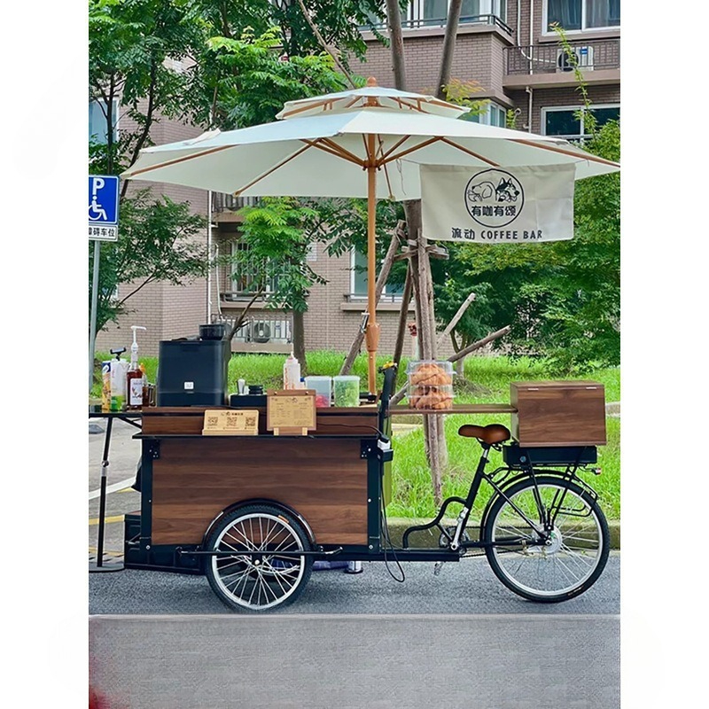 Human three-wheeled stall car  - Snacks Food Stall avis et prix